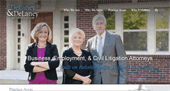 Desktop Screenshot of delaneylaw.net